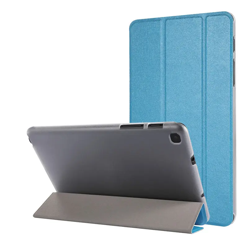 Light Blue Чехол-книжка для samsung Galaxy Tab A 8,0 SM-T295 T290, тонкий Чехол-подставка из искусственной кожи для Galaxy Tab A 8,0 T295, чехол для планшета - Цвет: Light Blue