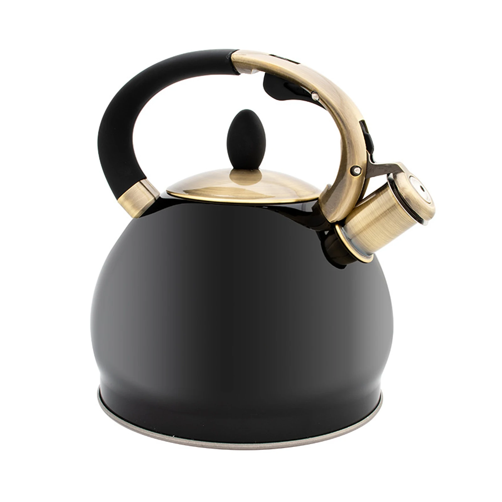 Large Capacity Induction Cooker With Handle Automatic Whistling 3.5L Teapot Stove Top Ergonomic Tea Kettle Stainless Steel | Дом и сад