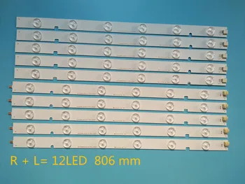 

Novo Kit50pcs Tira Retroiluminação LED para TOSHIBA TV 40L2400D SVT400A94-REV03-R L