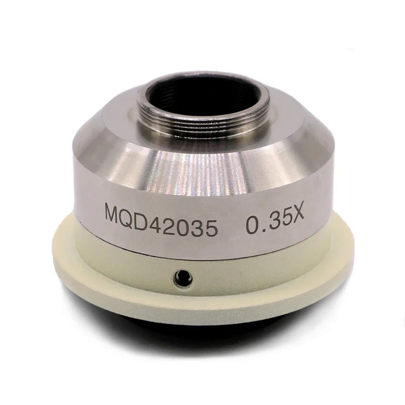 Focusable 0.35X 0.55X Microscope Camera Adapter C mount Adapter for Nikon Trinocular Microscope