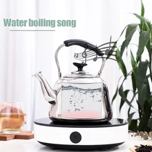 1L/1.5L/2L Stainless Steel Kettle with Filter Coffee Tea Gas Induction Cooker Large Capacity Whistle Pot For Home kitchenSupplie 