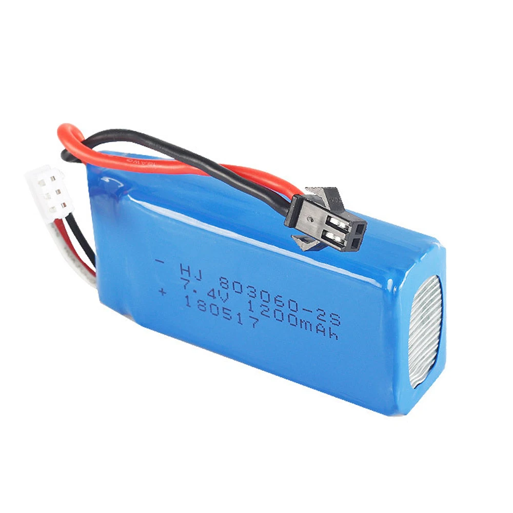 Аккумуляторная батарея Lipo 7 4 в 1200 мАч с разъемом SM для H26 H26C H26W H26D H26HW RC игрушки