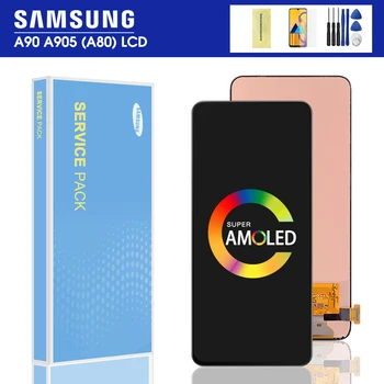 

6.7" Original A90 lcd For Samsung galaxy A90 A905 A905F LCD Display A80 A805F Touch Screen Digitizer Assembly Replacement