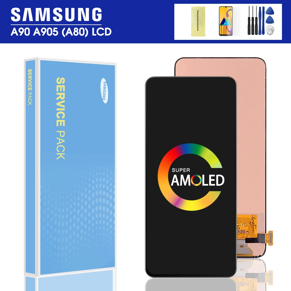 Сменный сенсорный ЖК-экран для Samsung galaxy A90 A905 A905F | Мобильные телефоны и аксессуары