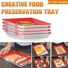 Поднос для сохранения свежести пищи умный креативный поднос для кухонных предметов поддон для сохранения пищи контейнер для хранения мяса Фруктов Овощей