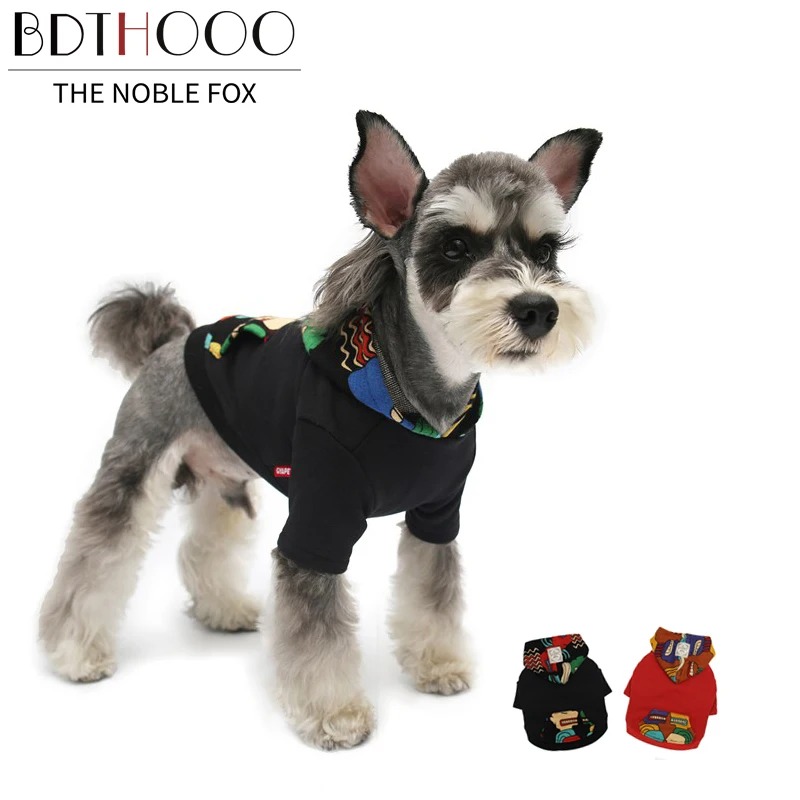 

BDTHOOO 100% Cotton Dogs clothes dog hoodie puppy clothes french bulldog schnauzer bulldog
