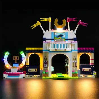 

USB Powered LED Light Building Block Modified Kit for Horse Jumping 41367 Building Blocks Compatible 41367 LED Included Only