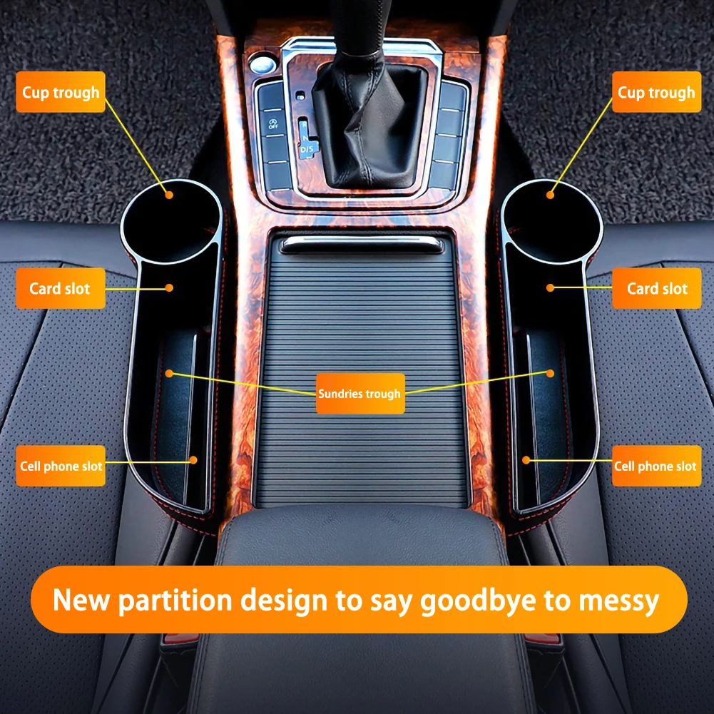 Автомобильный ящик для хранения органайзер пластиковый чехол сиденья боковой