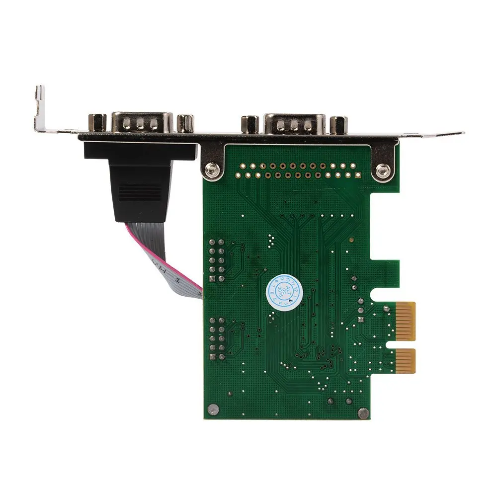 デュアルポート 9 ピンシリアルRS232 DB9 pci AC332Printer Control Cards