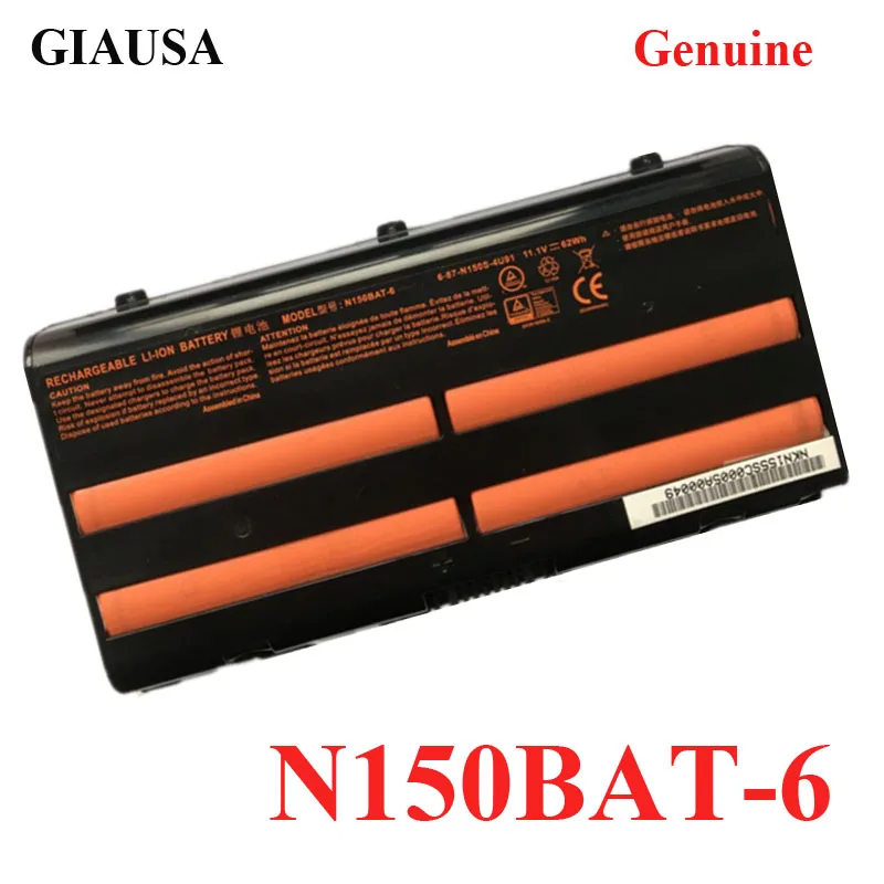 Genuine N150BAT-6 Laptop Battery for Clevo N170SD N150SD N151SD N155S 6-87-N150S-4292 | Компьютеры и офис