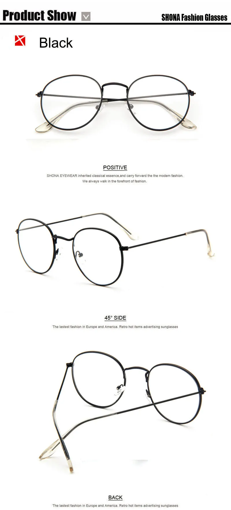 Новые очки прозрачные, оправа брендовая дизайнерская круглая коробка женские модные мужские и женские Классическая оправа очки сверхлегкие