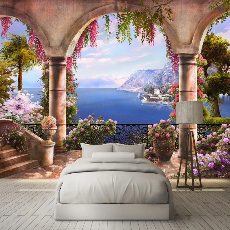 Custom-3D-Photo-Wallpaper-Garden-Balcony-Sea-View-3D-Wall-Painting-Bedroom-Living-Room-Sofa-Decoration (1)