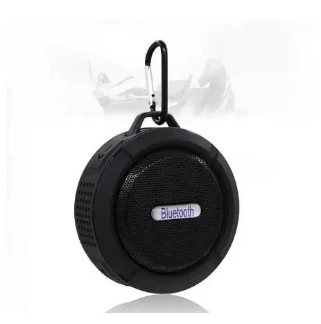 Черный Мини беспроводной Bluetooth динамик Портативный Водонепроницаемый Открытый Колонка коробка динамик Поддержка TF карты стерео Hi-Fi колонки altavoz - Цвет: Черный