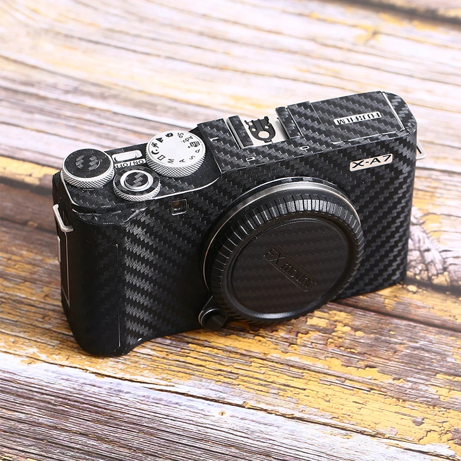 Anti Scratch Camera Body Carbon Fiber Film For Fujifilm fuji XA7 X A7