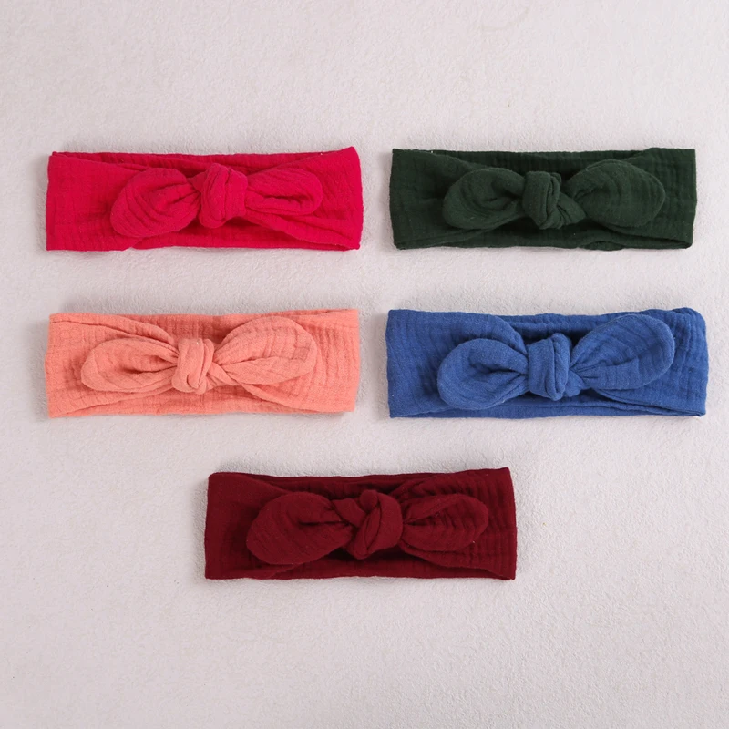 cool baby accessories Baby Headband For Children Tie Knot Turban Toddler Girl Hair Accessories Cotton Headbands Newborn Photo Hairband Soft Head Wraps baby headband