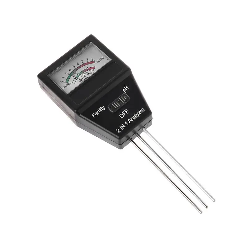 Drop Ship 2 in 1 Soil PH Meter&Fertility Tester Acidity Digital Analyzer For 3 Probe