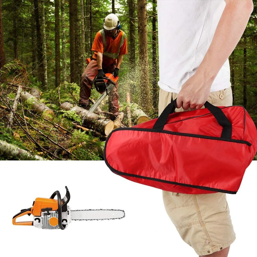 heavy duty tool bag Chainsaw Carrying Bag Portable Saw Carry Case Waterproof Polyester Protective Holdall For 12" 14" 16" Chainsaw Storage rolling tool chest