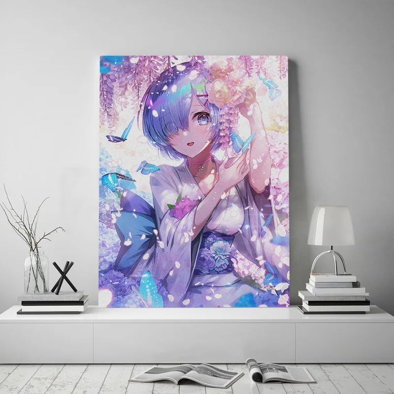 Hot-New-Poster-Anime-Wall-Canvas-Rem-Re-Zero-Anime-Poster-Canvas-Painting-Wall-Art-Decor (2)