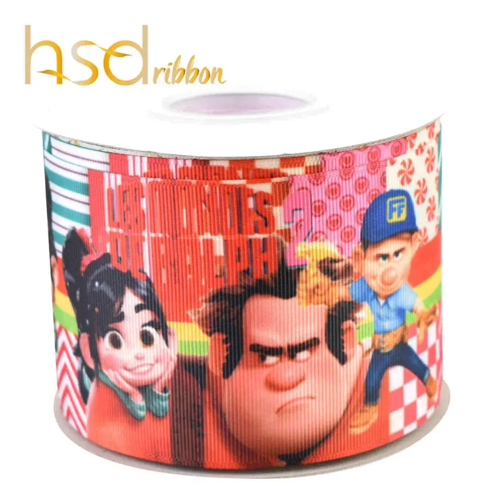 07 HSDCraft 22 мм 25 мм 38 мм 50 мм 75 мм 3 дюйма Красивая лента теплопередача на Grosgrain лента для diy - Color: 07