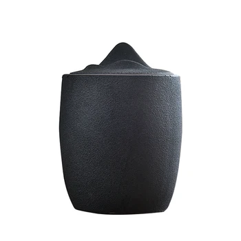 

Tea Box Ceramic Sugar Coffee Tea Containers Vintage Tea Caddy Pottery Jar Teaware Storage Accessories Pu Er Caddies Decoration