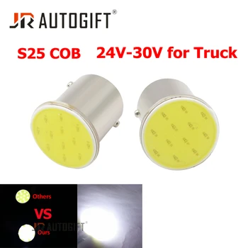 

100x 24V-30V Led for truck 1156 1157 Bulb S25 BA15S P21W LED Car Auto led 24v truck light interior 26V 28V Signal Reverse Light