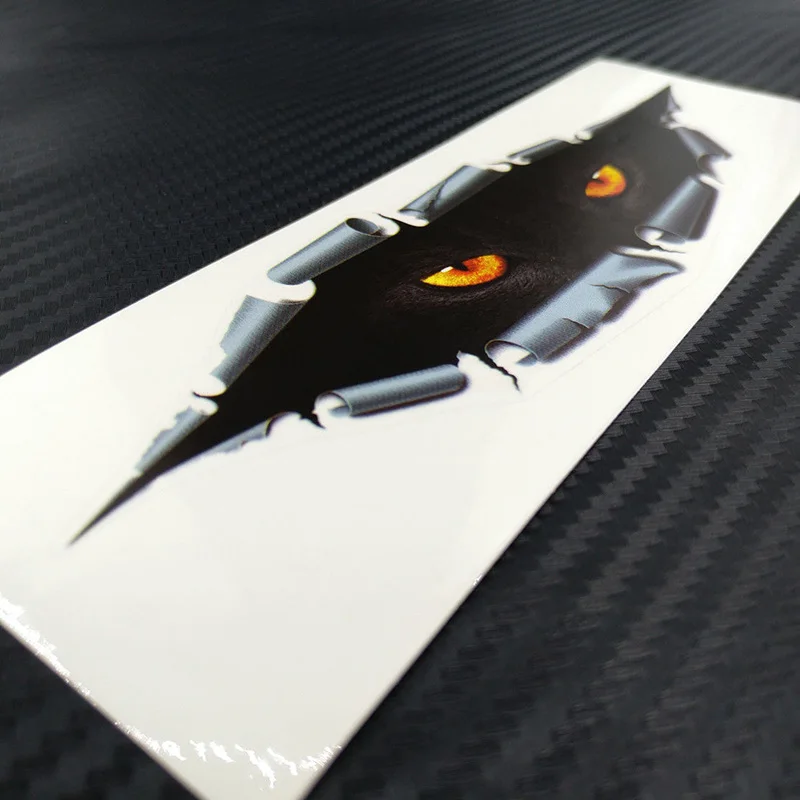 

3D Monster Leopard Peeking Funny Car Rear Window Vinyl Sticker Decal Waterproof