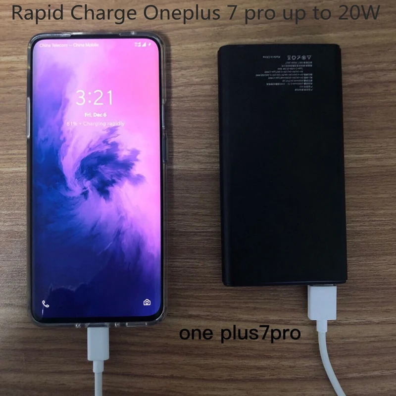 Внешний аккумулятор Vooc 10000 мАч 5 В 4 а для Oneplus 8 7 Pro 6 Oppo Reno Realme Huawei 22 Вт|Внешние