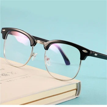 

2021Classic Anti Blue Light Glasses Frame Women Eyeglass Frame Computer Eyeglasses Vintage Men Spectacles Transparent Frames