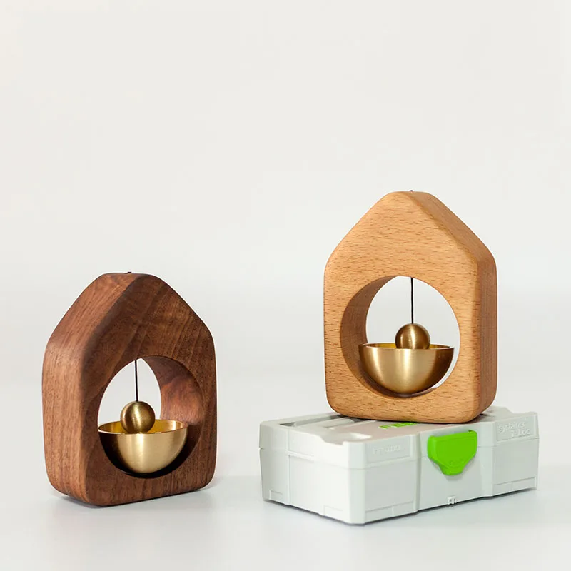 

Ornaments For Home Fridge Magnet Suction Door Small House Bell Door Bell Refrigerator Paste Nordic Creative Festival Gifts