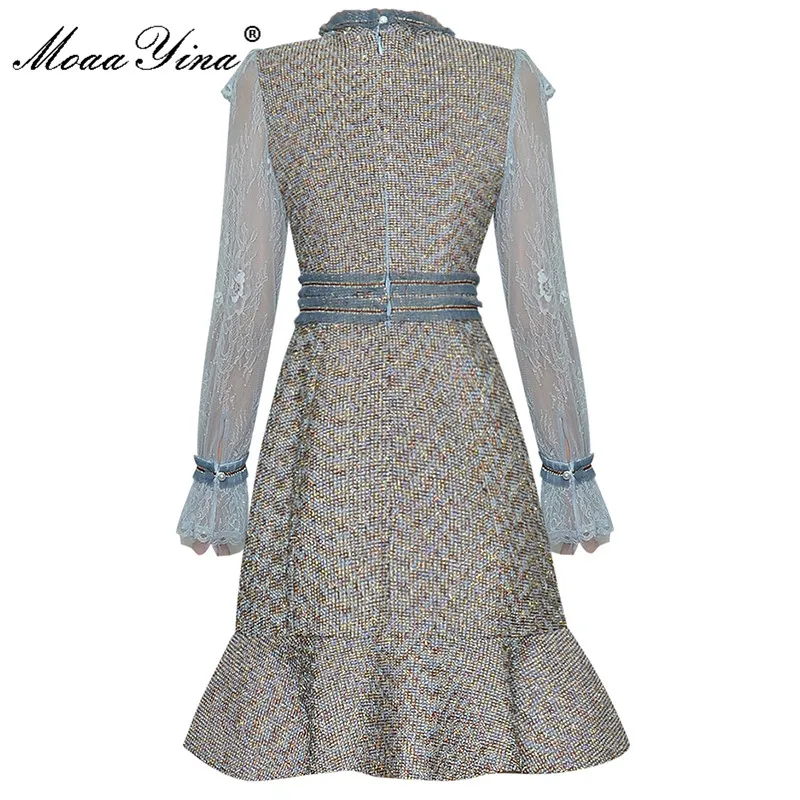 MoaaYina Fashion Designer dress Spring Women's