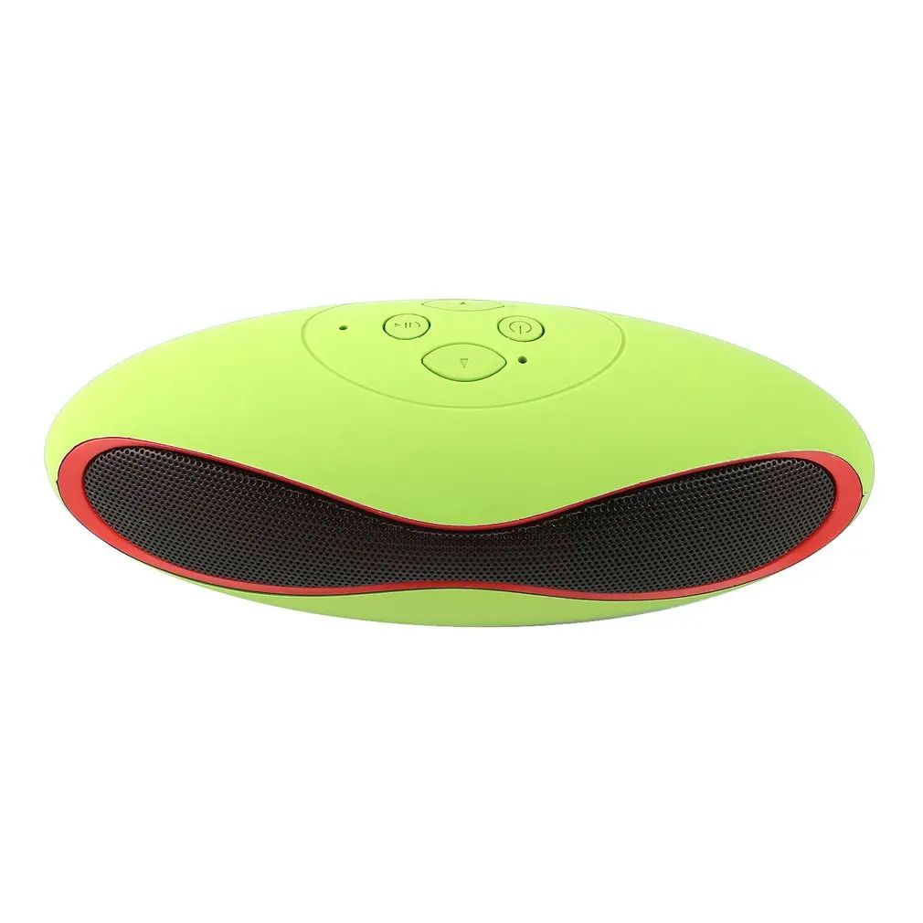 Мини Bluetooth динамик портативный беспроводной динамик звуковая система 3D стерео музыка объемный TF USB супер колонка для басов акустическая система - Цвет: Green Red
