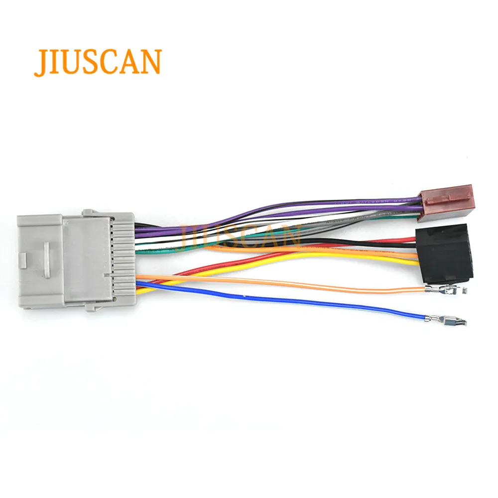 JIUSCAN 12-042 ISO(female) жгут радио адаптер для BUICK 2004-2009 CHEVROLET GMS Hummer H3