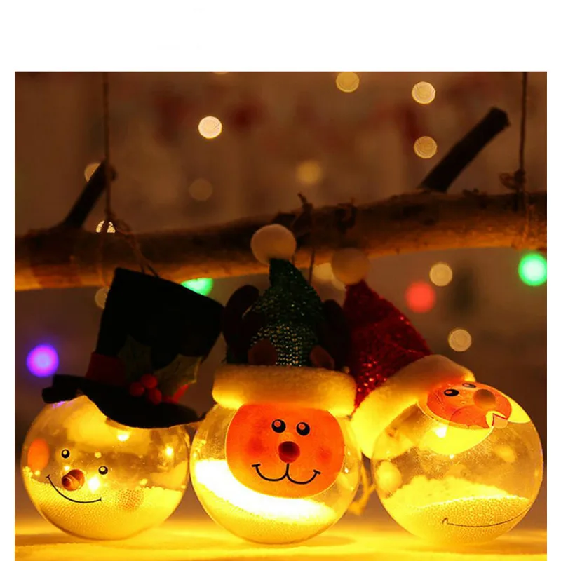 Christmas Tree Decor Ball Bauble Xmas Party Cartoon Hanging Ball Ornament Wedding Ornament Ball for Home Gift Diy Hanging Ball