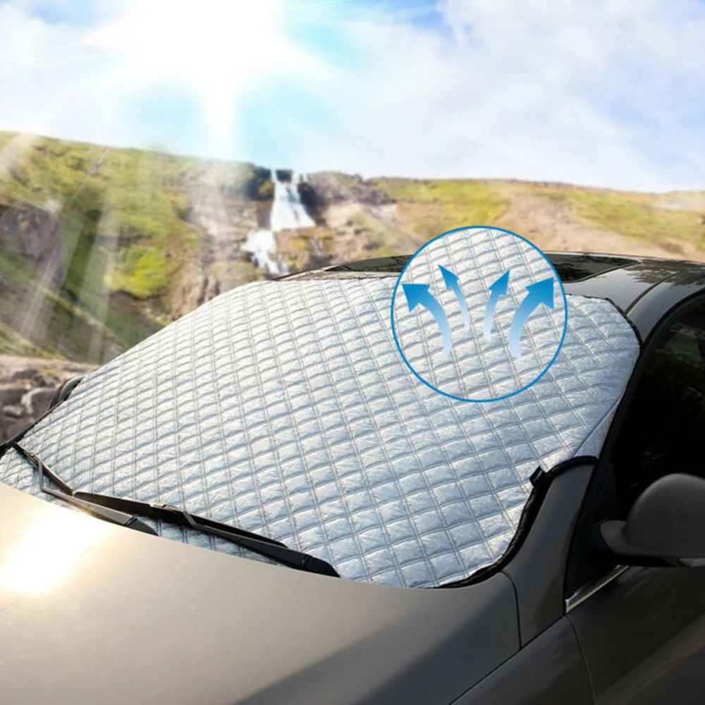 1pc New Car Windshield Cover Sun Shade Protector Snow Ice Rain Dust Frost Guard