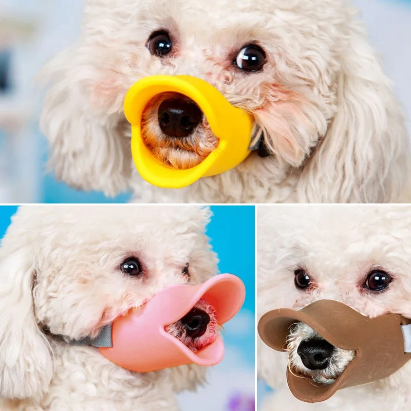 New Dog Accessories Duck Mouth Mask Anti-bite Masks for Puppy Adjustable Pet Muzzle Durable Dog Products Pets Accessories