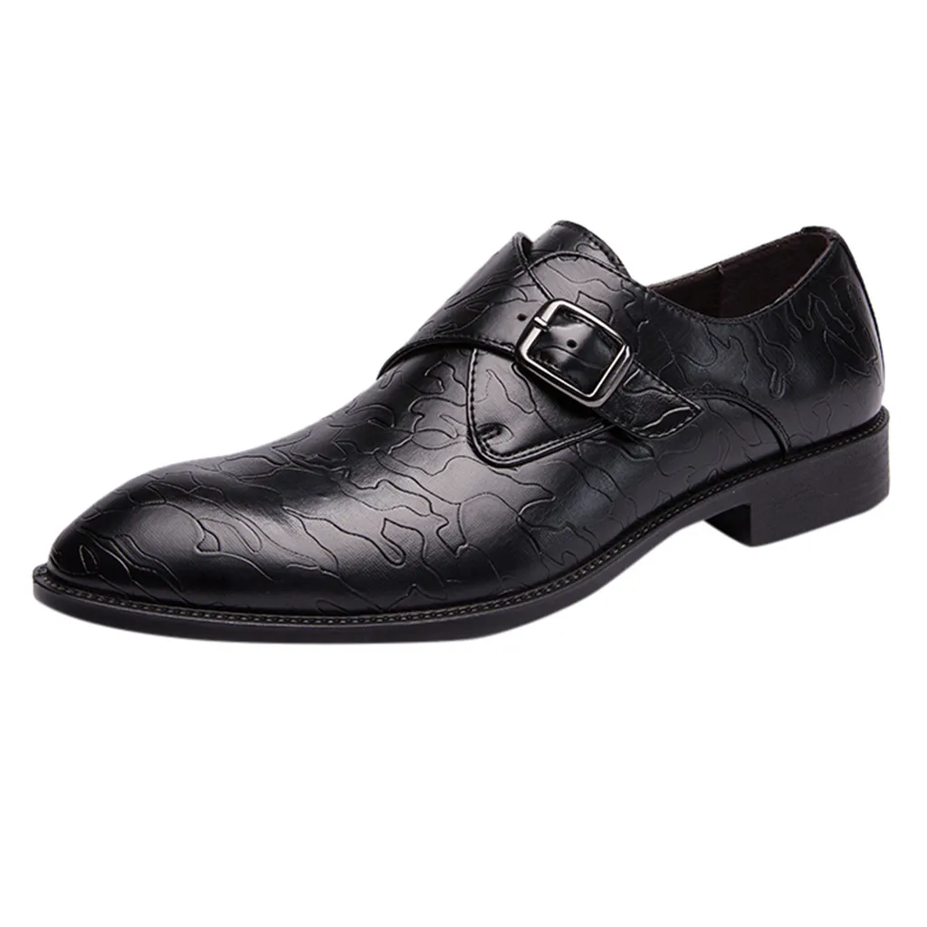 Роскошные деловые повседневные мужские туфли из натуральной кожи; дышащая обувь без застежки с круглым носком; лоферы с узором «крокодиловая кожа» в британском стиле - Цвет: Черный