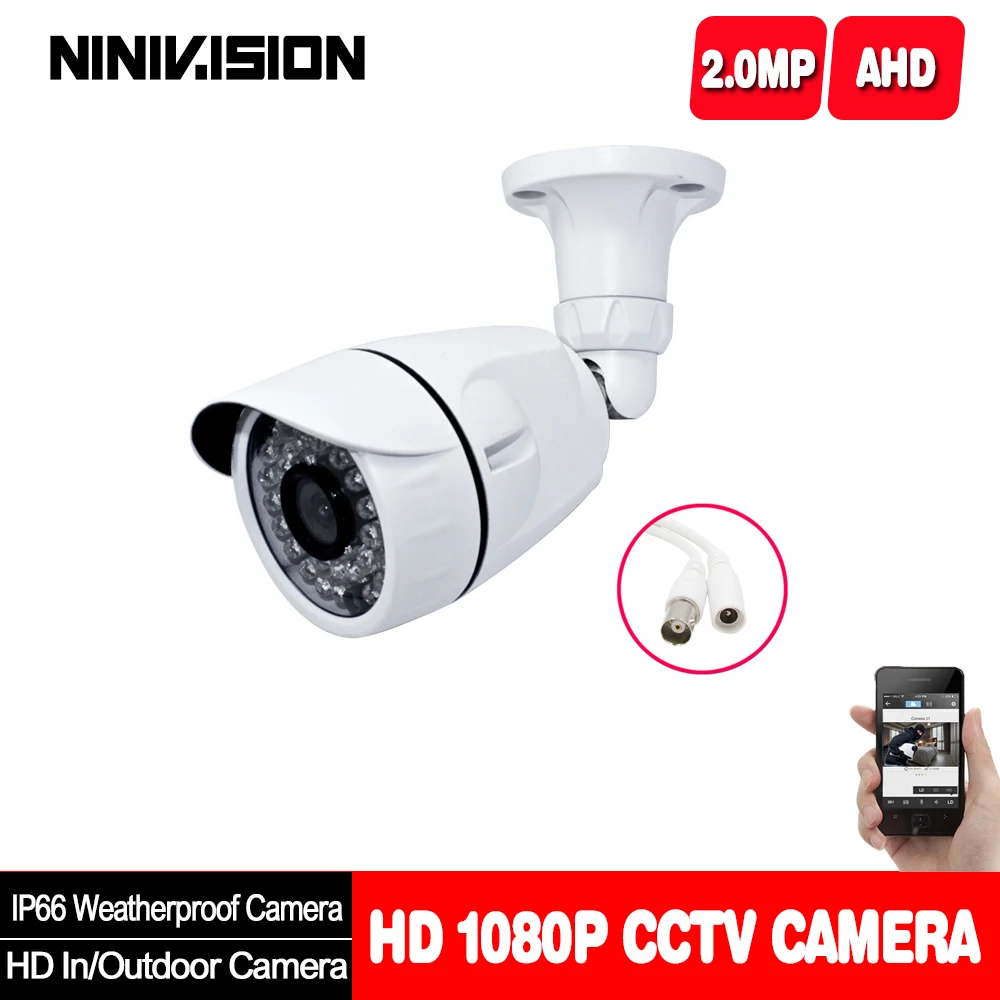 Домашняя камера видеонаблюдения с CCD-датчиком 1080 ТВЛ стандартная AHD-камера 1080P