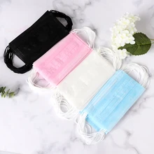 20 шт./упак. одноразовая Пылезащитная шапка с защитой лица от ветра рот нос Уход за респираторным здоровьем Нетканая ткань медицинские хирургические маски