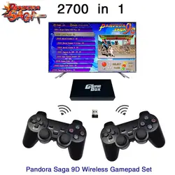 2700 в 1 Пандора Сага коробка 9D доска 2 игрока проводной геймпад и беспроводной геймпад набор Usb подключение джойстика аркадные 3D игры Tekken