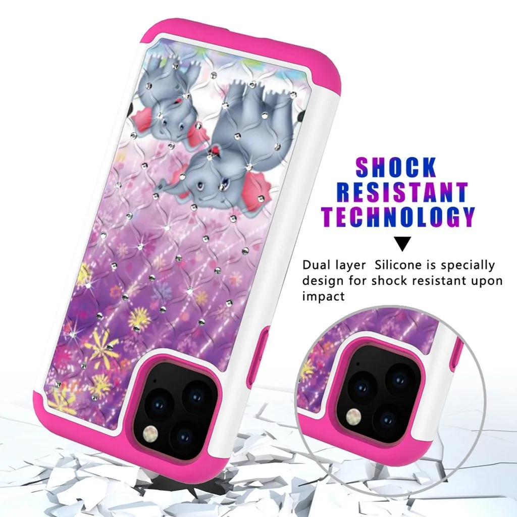Dream Crystal Style Phone Case For iPhone 11Pro Max Dirt-resistant Slim Fashion Soft Cases Shockproof Dust-proof Phone Case