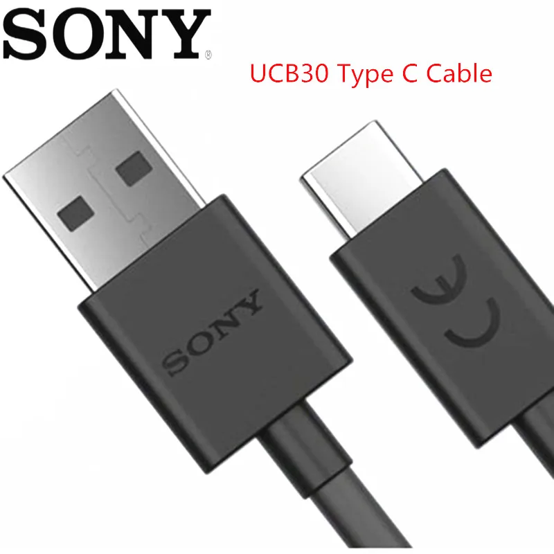 Кабель sony UCB30 type C для быстрой зарядки USB c type-C линия передачи данных 100 см для Xperia XA1 Ultra Plus/X/XZ/XZ1/XZ2 Premium/XZs