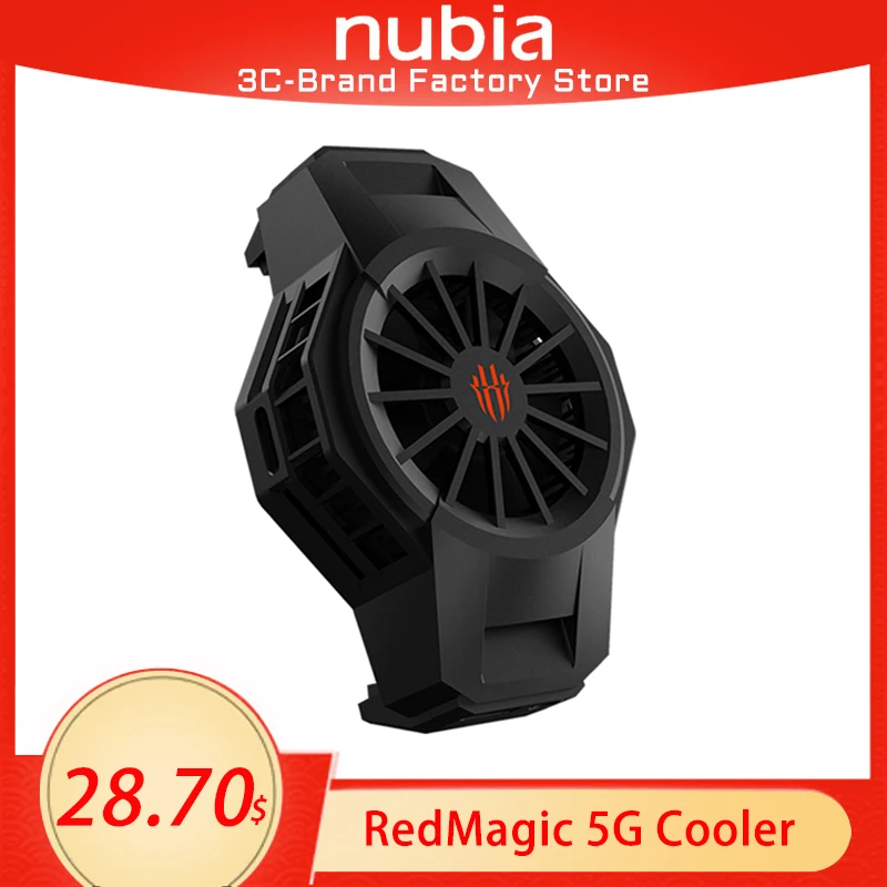 Original ZTE Red Magic 5G ICE Dock Cooling Fun RedMagic 5S FunCooler Pro Mobile phone radiator Fan Cooler for Nubia iPhone