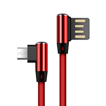 

1M Micro USB Data Cable TPE Fabric Braided Fast Charge Stable Data Transmission Charging Cable for Android