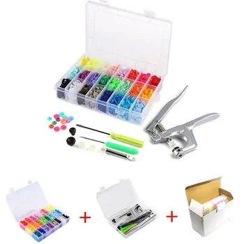 

Multifunctional Snap Button Installation Tool Set Metal Hand Pressure Clamp Snap Button Round For Clothes