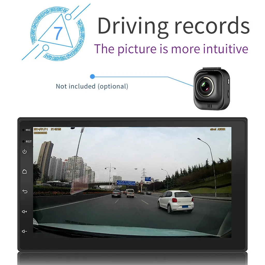 SWM-9999 7 дюймов HD Автомобильный BT Mp5 плеер Android gps Навигация Mp3 FM одна машина