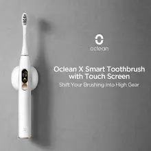 Oclean X brosse à dents électrique sonique brosses à dents rechargeables Ultra sonique avec écran tactile adulte brosse à dents électrique automatique(China)