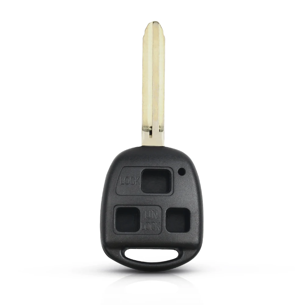 KEYYOU 10x3 кнопки дистанционного ключа оболочки для Toyota YARIS HIACE COROLLA AVENSIS CAMRY