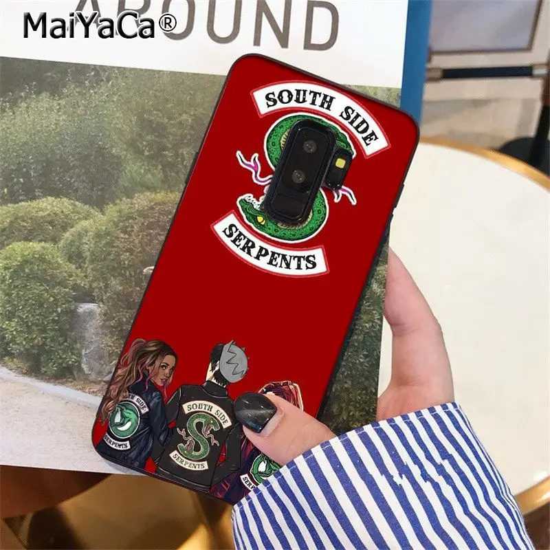 MaiYaCa ривердейл южной стороне змеи змея ТПУ мягкий чехол для телефона для samsung S9 S9 плюс S5 S6 S6edge S6plus S7 S7edge S8 S8plus