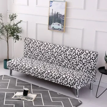 

3 Sizes No Armrest Sofa Bed Cover All-inclusive Couch Cover Copridivano Folding For Sofa Bed For Covers Living Cover Room Sofa