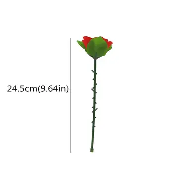 

Folding Roses Empty-handed Appear Rose Scarves Change Roses Magic Toy Props R9UE